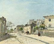 Johan Barthold Jongkind Rue Notre-Dame, Paris oil